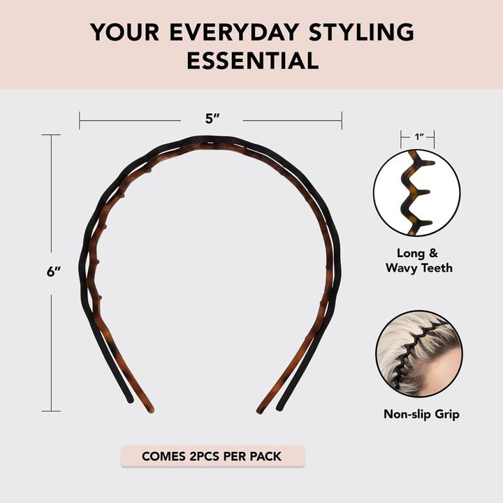 Actual product image Kitsch Zig Zag headband