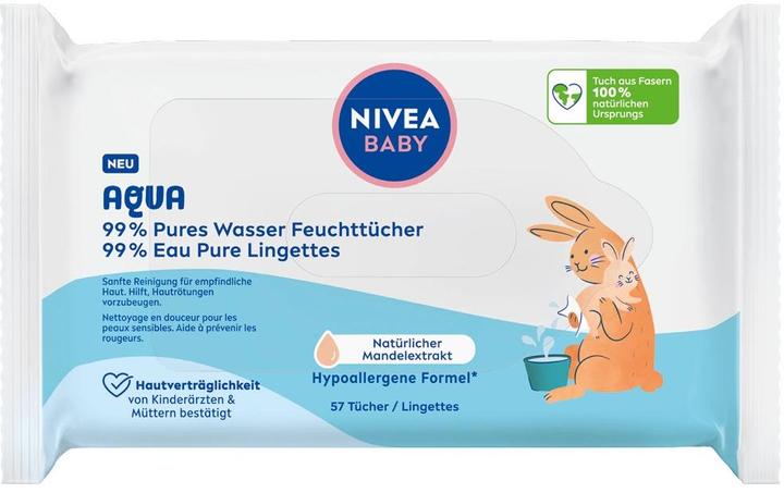 Actual product image NIVEA Aqua Feuchttücher Quattro (228 Piece)