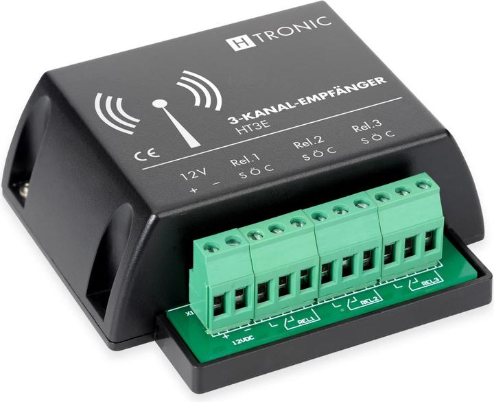 H-Tronic Funkempfänger 3-Kanal Frequenz