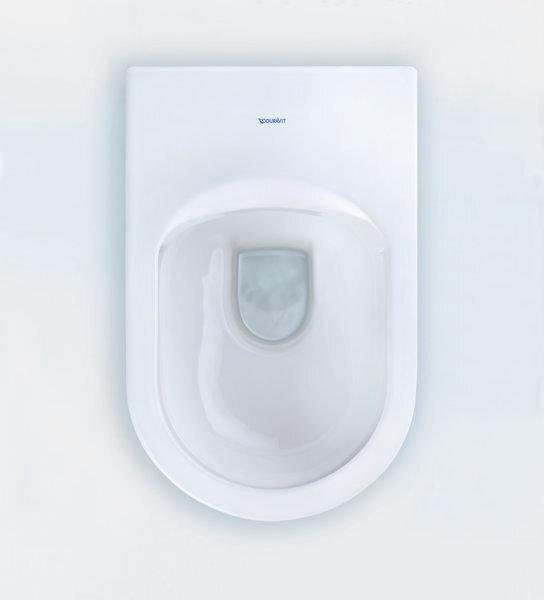 Image du produit Duravit WC suspendu ME by Starck RIMLESS profond, 370x570mm HygieneGlaze blanc