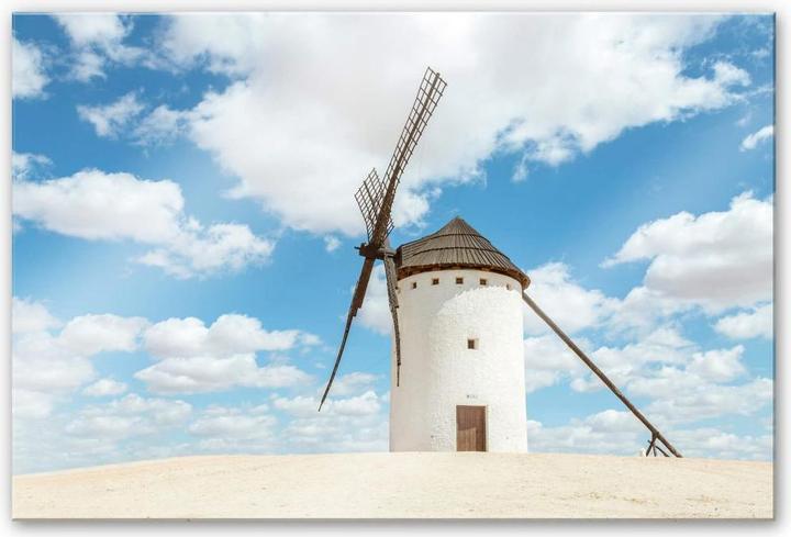 Produktbild Trenddeko Windmühlen auf der Don Quijote Route in Spanien (120 x 75 cm)