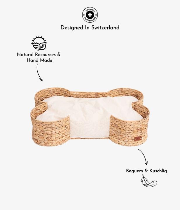 Image du produit Pet & Co. Lit pour chien Bongo Nature (Chien)