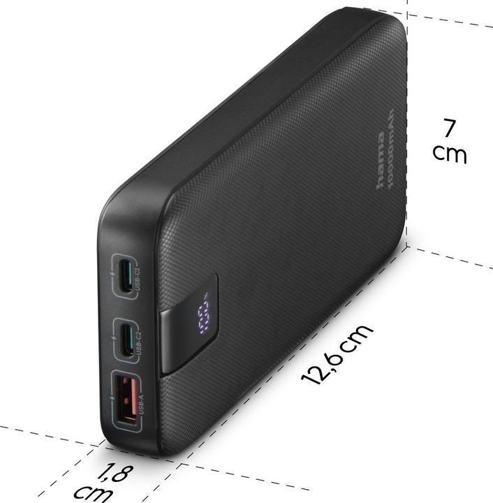 Actual product image Hama PD 10 (10000 mAh, 20 W, 20 Wh)