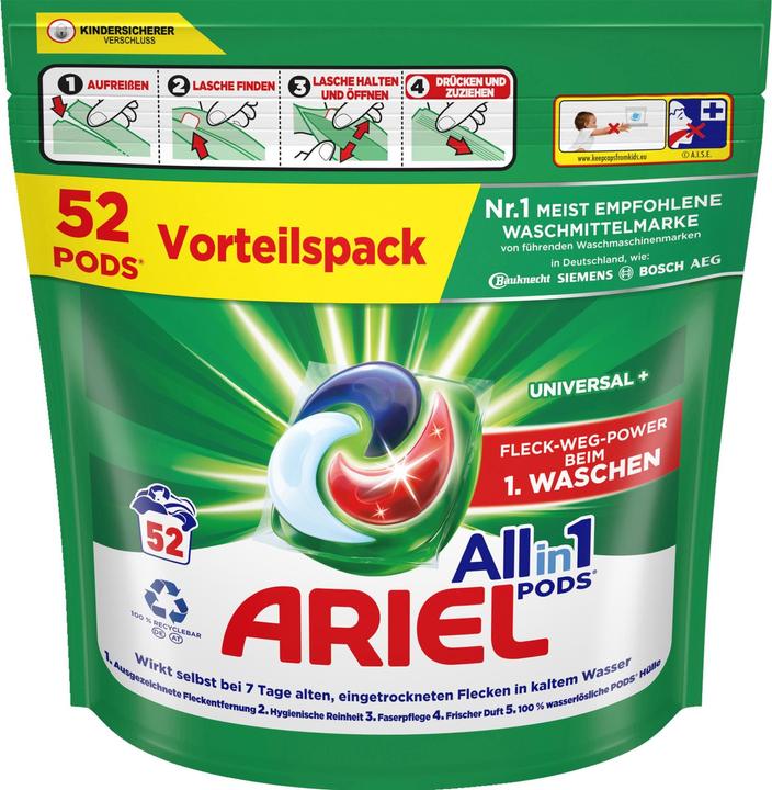 Actual product image Ariel All-in-1 (104 Washing cycles, Pods)