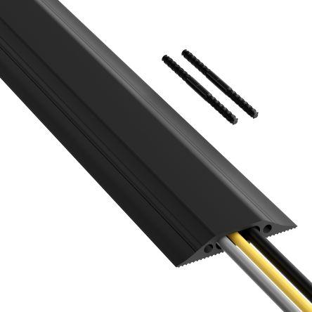 Rs Pro Medium Duty Black Floor Cable Cover - 1. (Kabelbrücke, 180 cm)