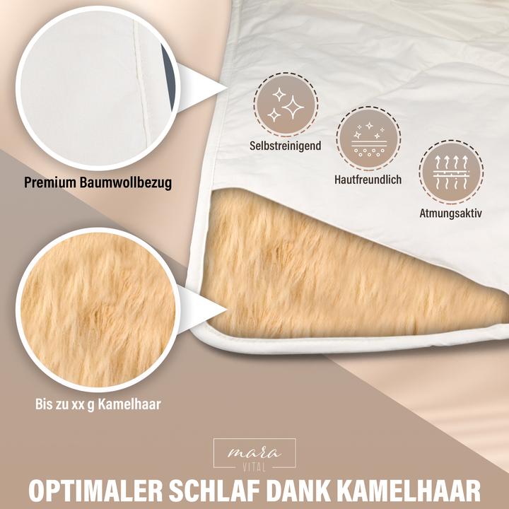 Produktbild Mara Vital Kamelhaardecke (240 x 240 cm)