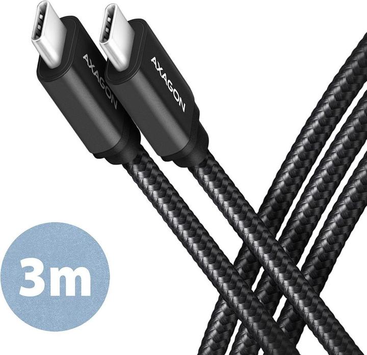 Actual product image Axagon USB C – USB C (3 m, USB 3.2 Gen 1)