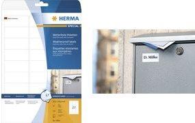 Actual product image HERMA Weatherproof inkjet labels A4