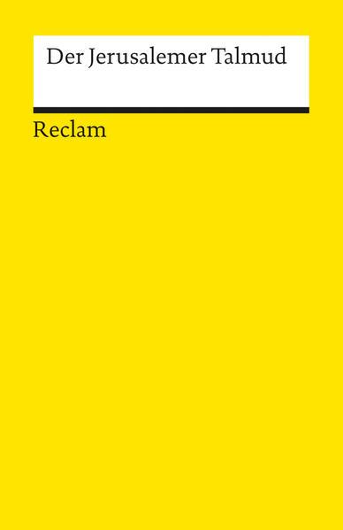 Produktbild Der Jerusalemer Talmud (Deutsch, Hans J Becker, 1995)