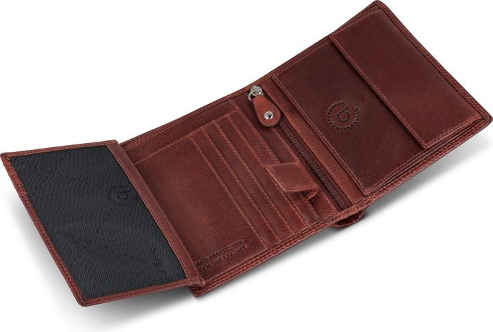 Actual product image Bugatti Valencia wallet leather 10 cm