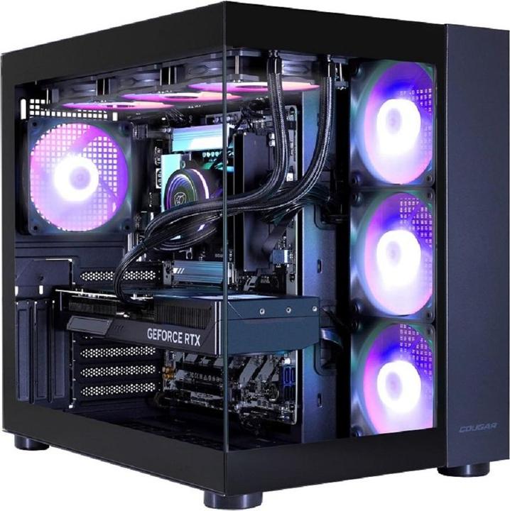 Hyrican COUGAR FV150 BK 7549 Ryzen 7 9700X WAK 64GB DDR5 2TB SSD RTX 5070Ti (AMD Ryzen 7 9700X, 64 GB, 2000 GB, GeForce RTX 5070)