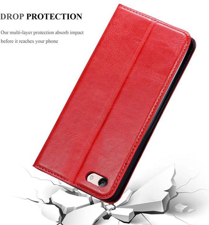 Actual product image Cadorabo Book Invisible Magnet Cover (Vivo Y83)