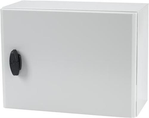 Produktbild Schneider Electric Wandschrank Metall S3D, 400 x 400 x 250 mm HxBxT, speziell mit Montageplatte