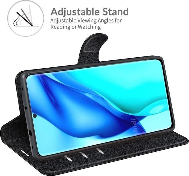 Actual product image MU Classic Litchi Leather Bookcover Series (Huawei P50 Pro)