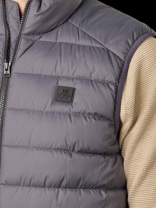 Actual product image Marc O'Polo Quilt Vest Stand-Up Collar Gray Pin (XXL)
