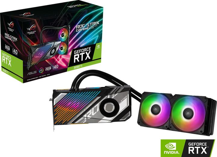 Produktbild ASUS GeForce ROG STRIX LC RTX 3090 Ti 24G GAMING (24 GB)