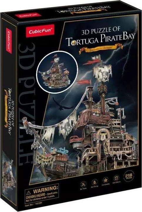 Produktbild Cubicfun 3D-Puzzle - Piratenbucht (218 Teile)