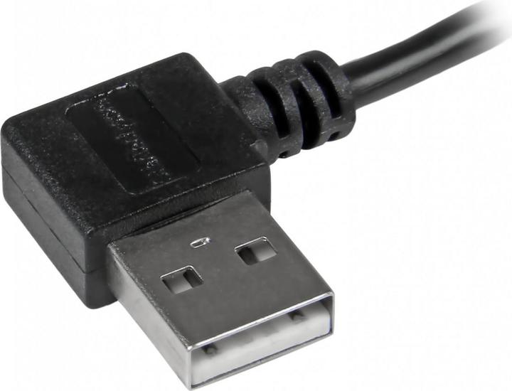 Produktbild StarTech Micro USB Kabel mit rechts gewinkelten Anschlüssen - Stecker/Stecker - 2m - USB A zu Micro B Ansc... (2 m, USB 2.0)