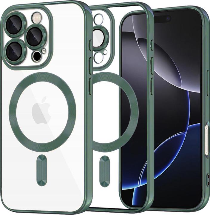 Produktbild Techsuit - Luxury Crystal MagSafe - iPhone 16 Pro Max - Deep Green (Apple iPhone 16 Pro Max)