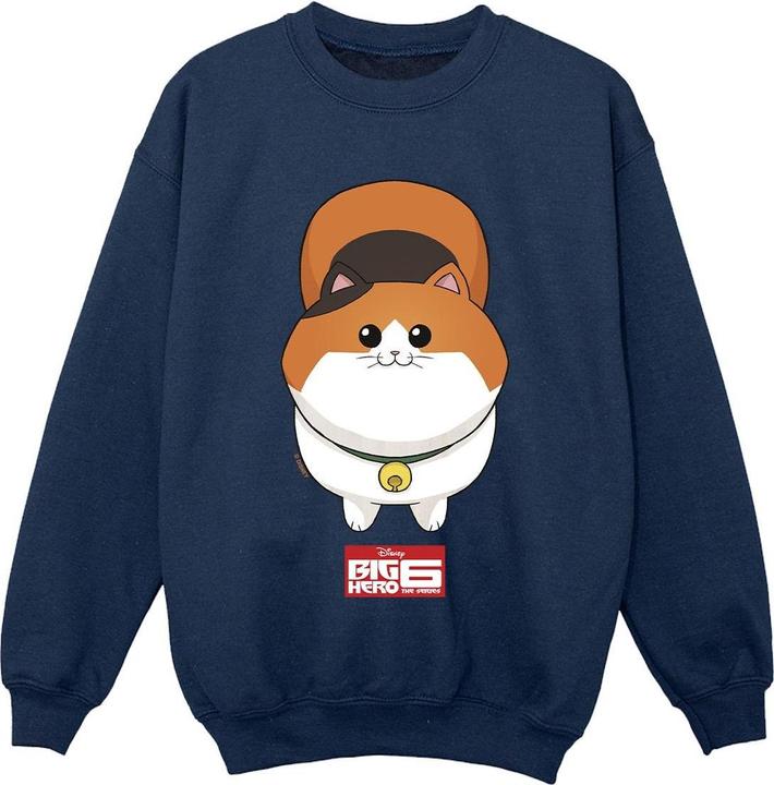Disney Big Hero 6 Baymax Kitten Face Sweatshirt Jungen