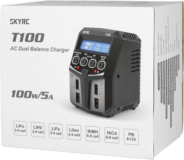Actual product image SkyRC Dual charger T100