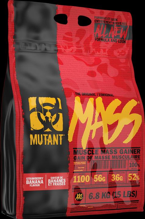 Actual product image Mutant Mass - 6,8kg Strawberry/Banana (Strawberry Banana, 1 pcs., 6800 g)