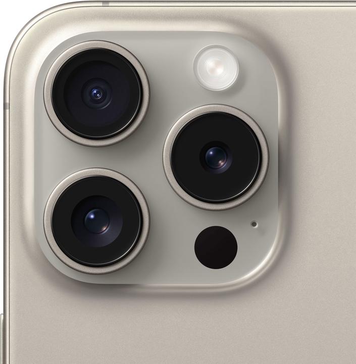 Productafbeelding Apple iPhone 15 Pro (128 GB, Natuurlijk titanium, 6.10", SIM + eSIM, 48 Mpx, 5G)