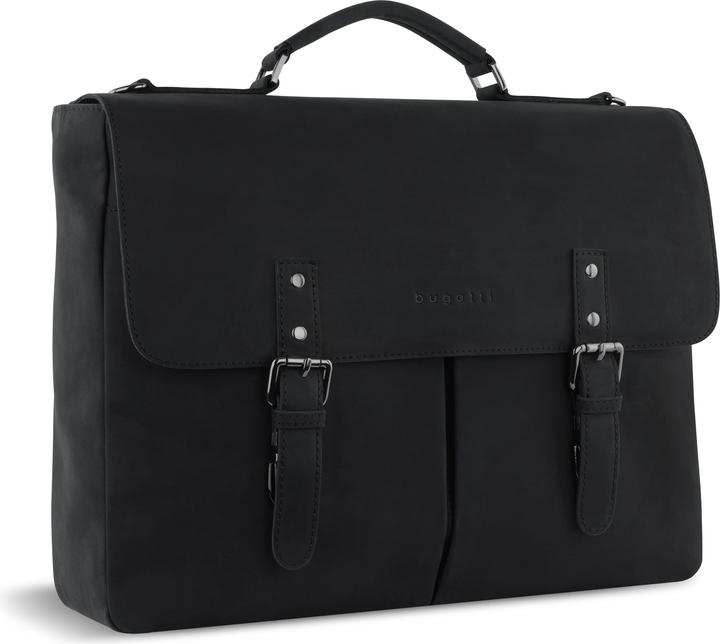 Actual product image Bugatti Briefcase Luca Briefcase With Flap (17")