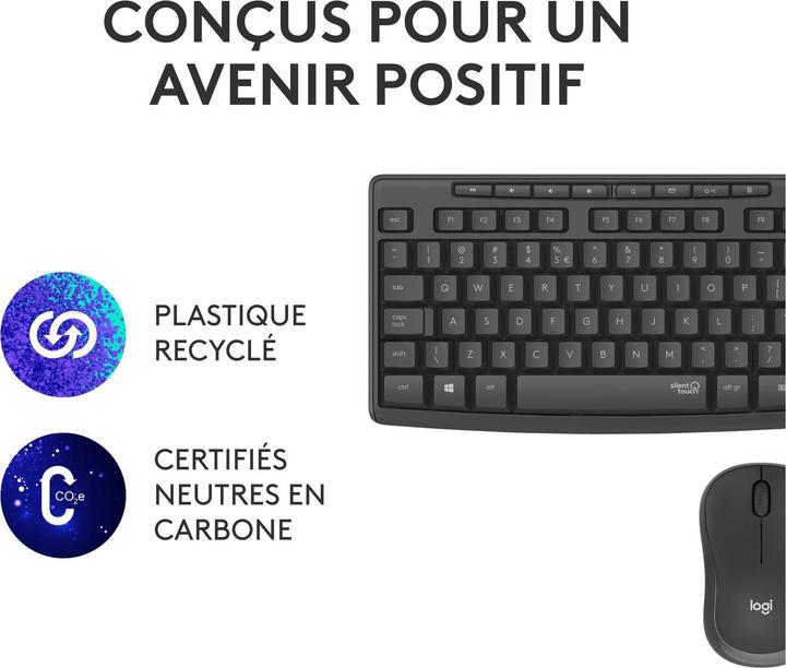Produktbild Logitech MK295 Silent (US, Kabellos)