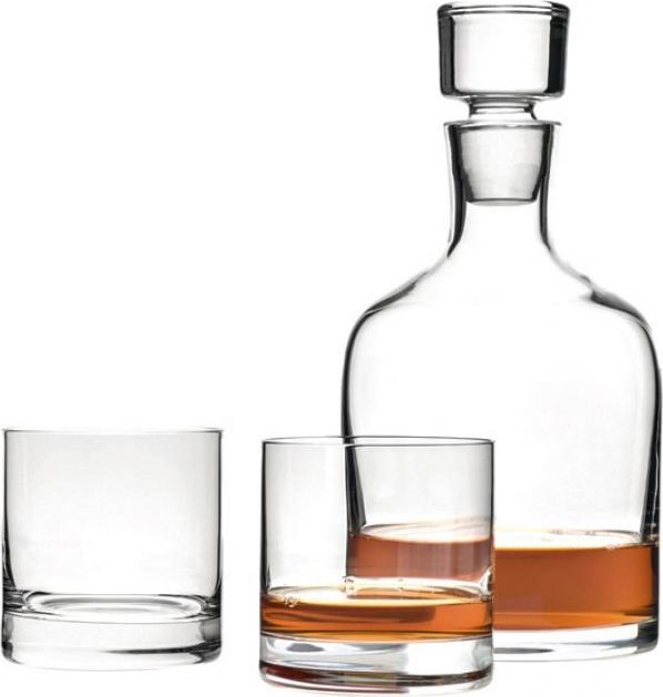 Leonardo Decanter per whisky Ambrogio e set da 3 bicchieri (1.50 l)