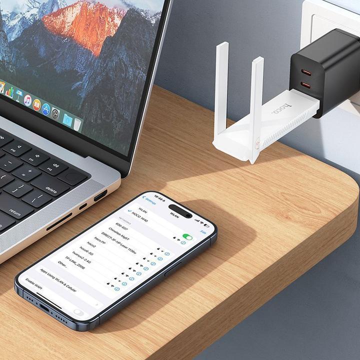 Immagine prodotto Hoco Other Computer Accessory Portable wireless router USB A WiFi HI40 white