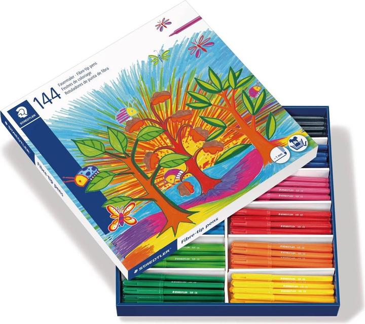 Productafbeelding Staedtler Vezelpennen (Veelkleurig, 144 x)