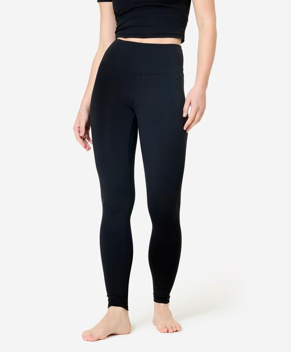 Image du produit Domyos Legging de yoga et Pilates extensible et doux, Breathe noir (W30/L31)