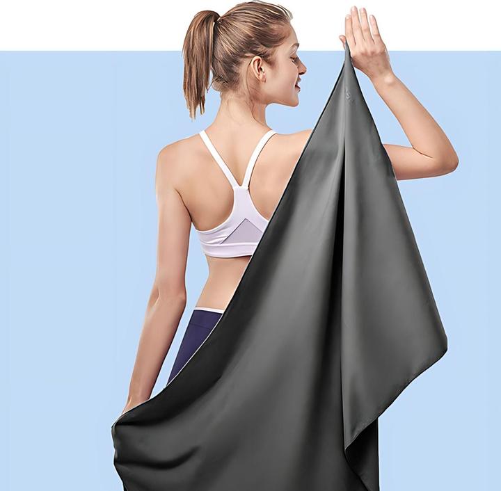 Immagine prodotto Hermex Asciugamano fitness Asciugamano sportivo in microfibra Asciugamano da spiaggia Asciugamano da bagno (152 x 76 cm)