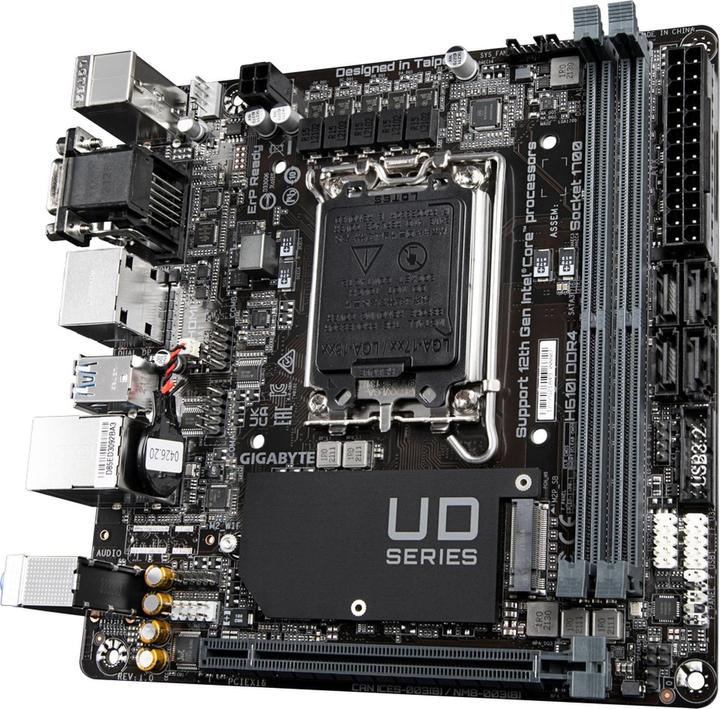 Produktbild Gigabyte H610I DDR4 (LGA 1700, Intel H610 Express, Mini-ITX)