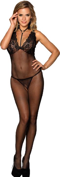 Produktbild Queen Lingerie Fishnet Sheer Offen Croth Bodystocking (S, M, L)