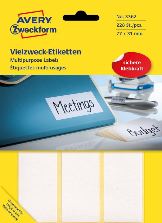 Produktbild Avery Vielzweck-Etiketten