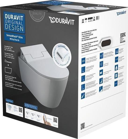 Image du produit Duravit WC douche complet ME by Starck pour Sensowash blanc mural 631000002004300 avec douche