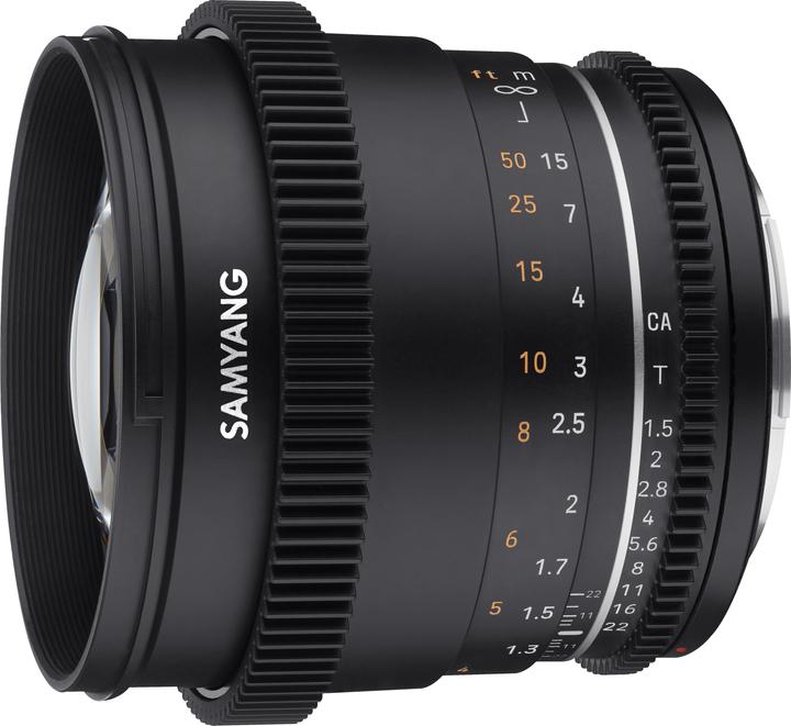 Immagine prodotto Samyang VDSLR 85 mm T1.5 MK2 Canon M (Canon EF-M, Full-frame, Micro Four Thirds, APS-C / DX)
