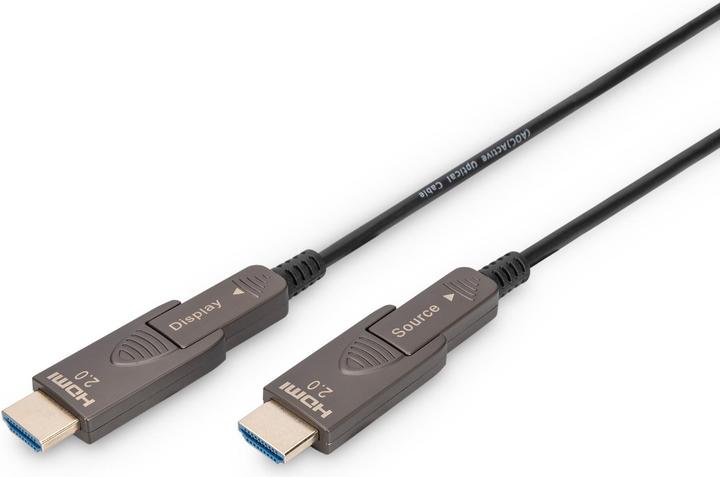 Actual product image Digitus 4K - HDMI® AOC Hybrid Fibre Optic Cable with Detachable Connector (30 m, HDMI)