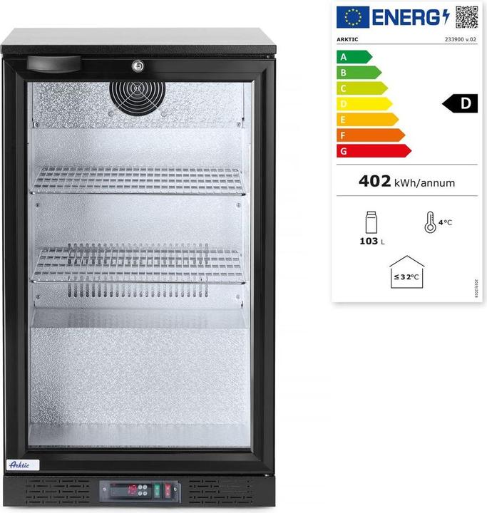 Produktbild Hendi Bar Kühlschrank eintürig 93 l 230V 130W (93 l)