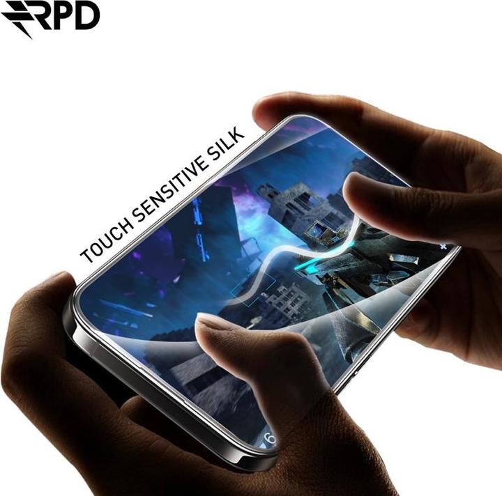 Actual product image RPD iPhone 13 Pro Max / 14 Plus - SilkTouch Premium - Edge-to-edge armoured glass, transparent (1 Piece, Apple iPhone 14 Plus, Apple iPhone 13 Pro Max)