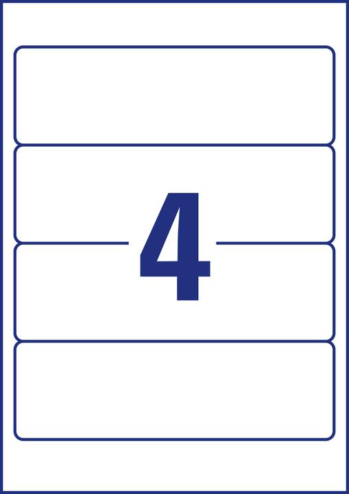 Actual product image Avery Recycling folder labels, home office, small pack