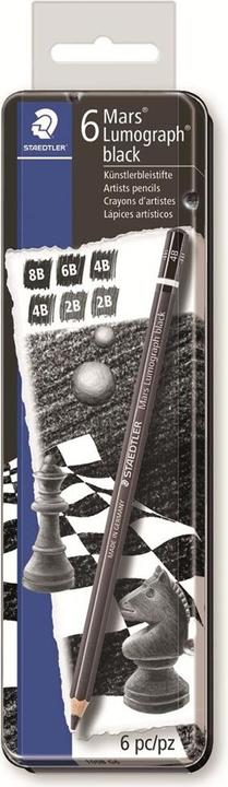 Actual product image Staedtler Mars Lumograph 100B G6 (2B, 4B, 6B, 8B, 1 x)