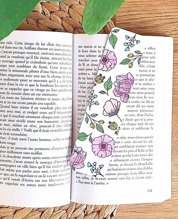 Immagine prodotto Aladine Set di timbri Flowers, incluso tampone d'inchiostro, 31 pezzi.