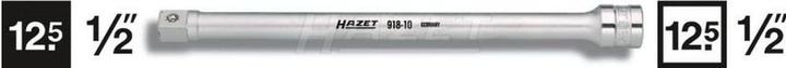 Immagine prodotto HAZET Prolunga 918-10 ∙ Attacco quadro, cavo, 12,5 mm (1/2 di pollice) ∙ Attacco quadro, massiccio,… (12,5 mm)