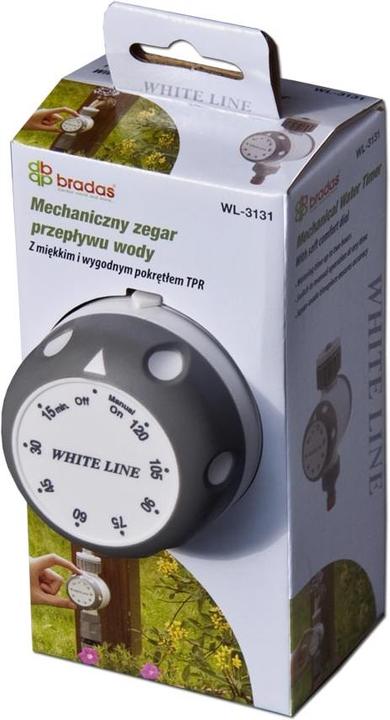 Produktbild Bradas WHITE LINE Mechanische Wasserzeitschaltuhr (Bewässerungsuhr)