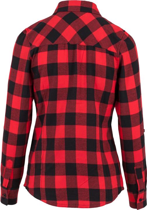 Actual product image Urban Classics Ladies Turnup Checked Flanell Shirt (S)