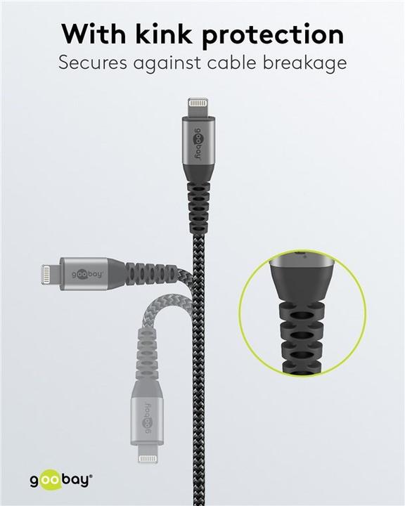 Produktbild Goobay USB Typ C – Lightning (1 m, USB 3.2 Gen 1, 60 W)