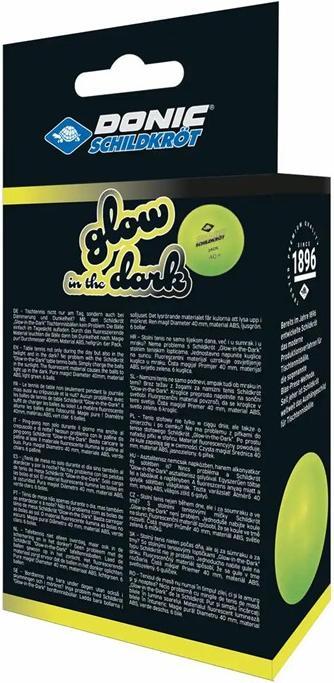 Produktbild Donic Glow in the Dark (6 Stk.)